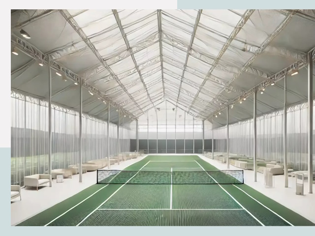 Строительство теннисных кортов в Клинцах