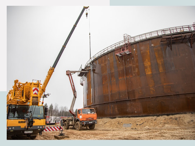 Монтаж резервуаров в Клинцах от 624 руб. за м³