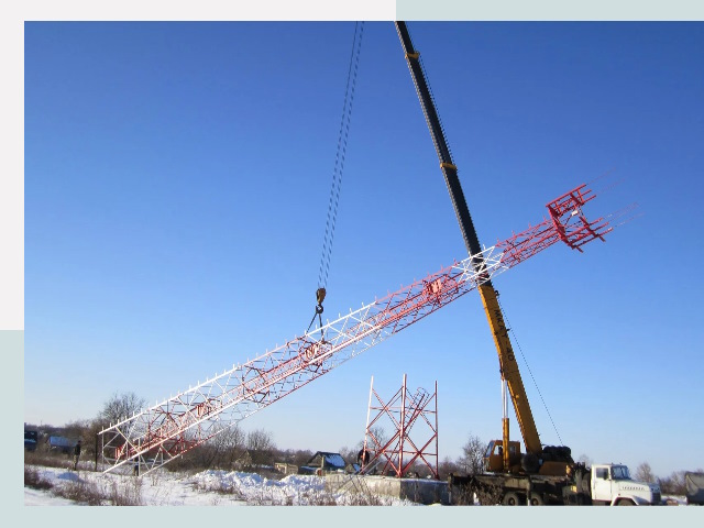 Строительство башен связи в Клинцах от 624 руб.