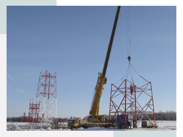 Монтаж вышек связи в Клинцах