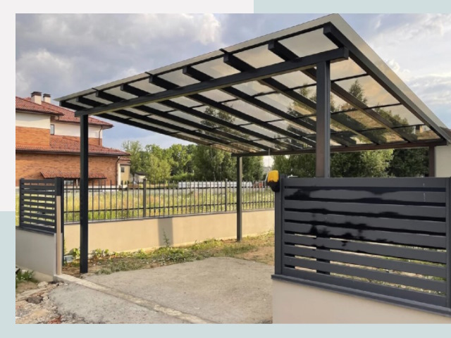 Металлические навесы в Клинцы от 624 руб. за м²