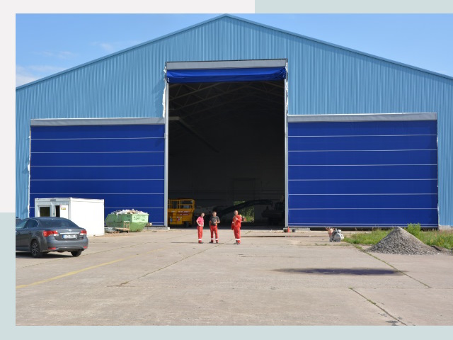 Ангарные ворота в Клинцы от СтальСтрой-Клы по цене 624 руб.