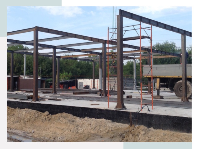 Фундамент для ангаров в Клинцах